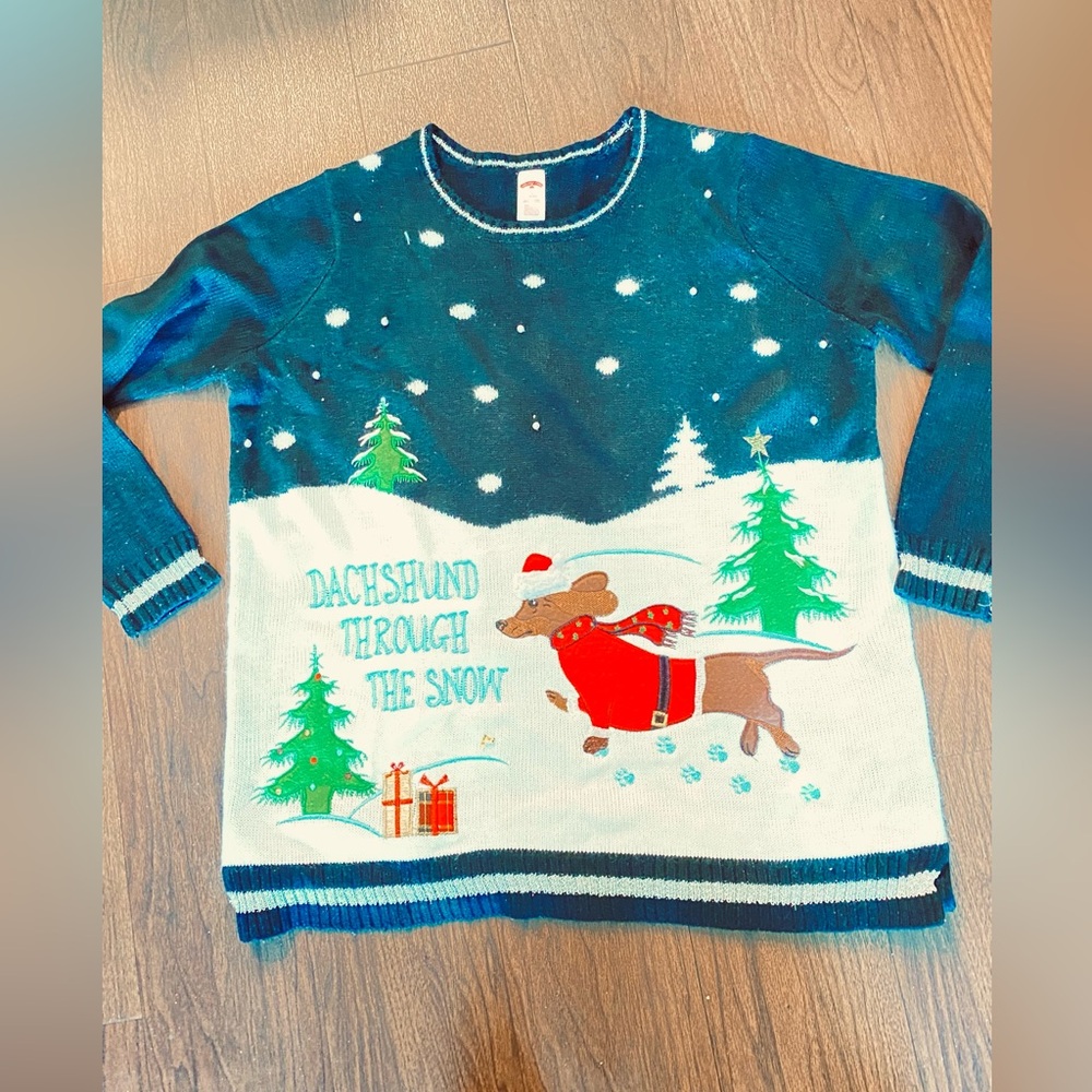 Dauchund Holiday sweater